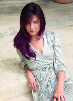 Angelica Wig By Noriko | Large Cap -Best Wig Shop 1702 Angelica Large Cap Plumberry Jam LR 1