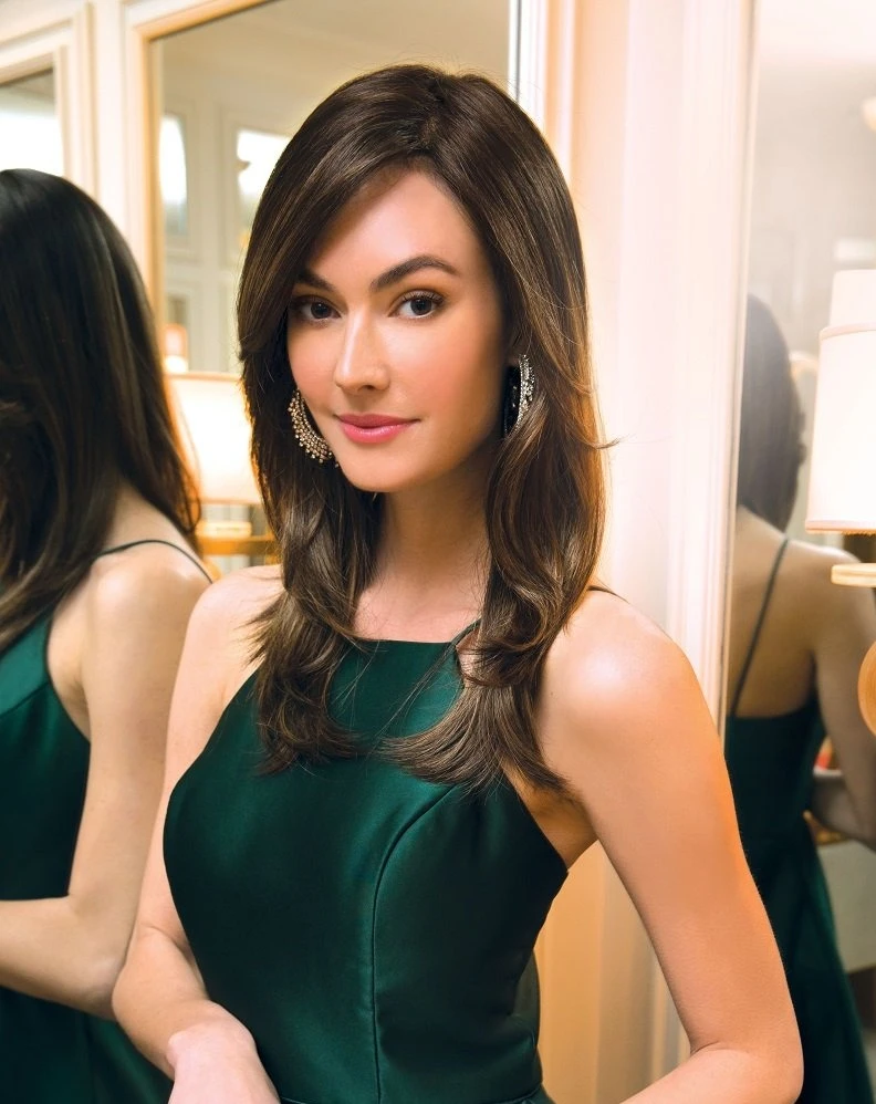 Brandi Wig by Amore | Double Mono Top Brandi Wig By Amore | Double Mono Top -Best Wig Shop 2503 Brandi MarbleBrown LR