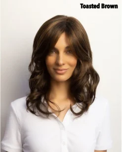 Brittany Wig By Amore | Double Mono Top -Best Wig Shop 2538 Brittany Toasted Brown fr
