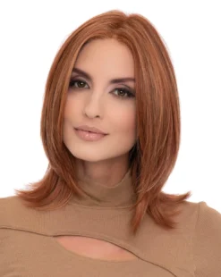 Lisa Wig By Envy | Human Hair/Synthetic Blend 7 Lisa Wig By Envy | Human Hair/Synthetic Blend -Best Wig Shop 4Lisa LighterRed 808 OL