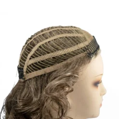 Poppy Wig By WigPro | Synthetic Wig -Best Wig Shop 524 POPPY 3 4cap jawcombtop bottom machinetied SIDE