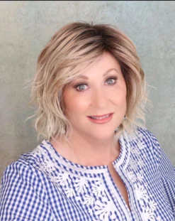 Anima Wig By Ellen Wille | Mono Crown -Best Wig Shop AnimaSandyBlondeRootedfront