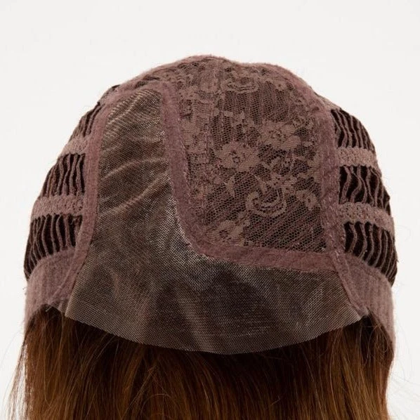 Ava Wig by Envy | Mono Part | Human Hair | Synthetic Blend Ava Wig By Envy | Mono Part | Human Hair | Synthetic Blend -Best Wig Shop AvaFront CreamedCoffee