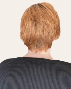 Billie Wig By Envy | Human Hair/Synthetic Blend -Best Wig Shop Billie Envy CreamedCoffee Back