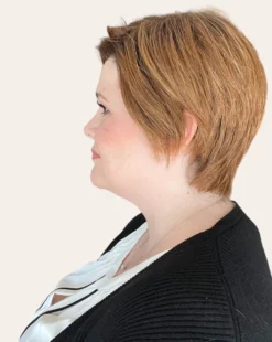 Billie Wig By Envy | Human Hair/Synthetic Blend -Best Wig Shop Billie Envy CreamedCoffee Left