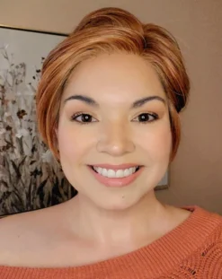 Billie Wig By Envy | Human Hair/Synthetic Blend -Best Wig Shop BilliebyEnvyLighterRed1Front