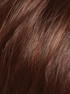 Milan Hair Piece By Noriko | Monofilament 14 Milan Hair Piece By Noriko | Monofilament -Best Wig Shop CHESTNUT Dark and Bright Auburn evenly blended