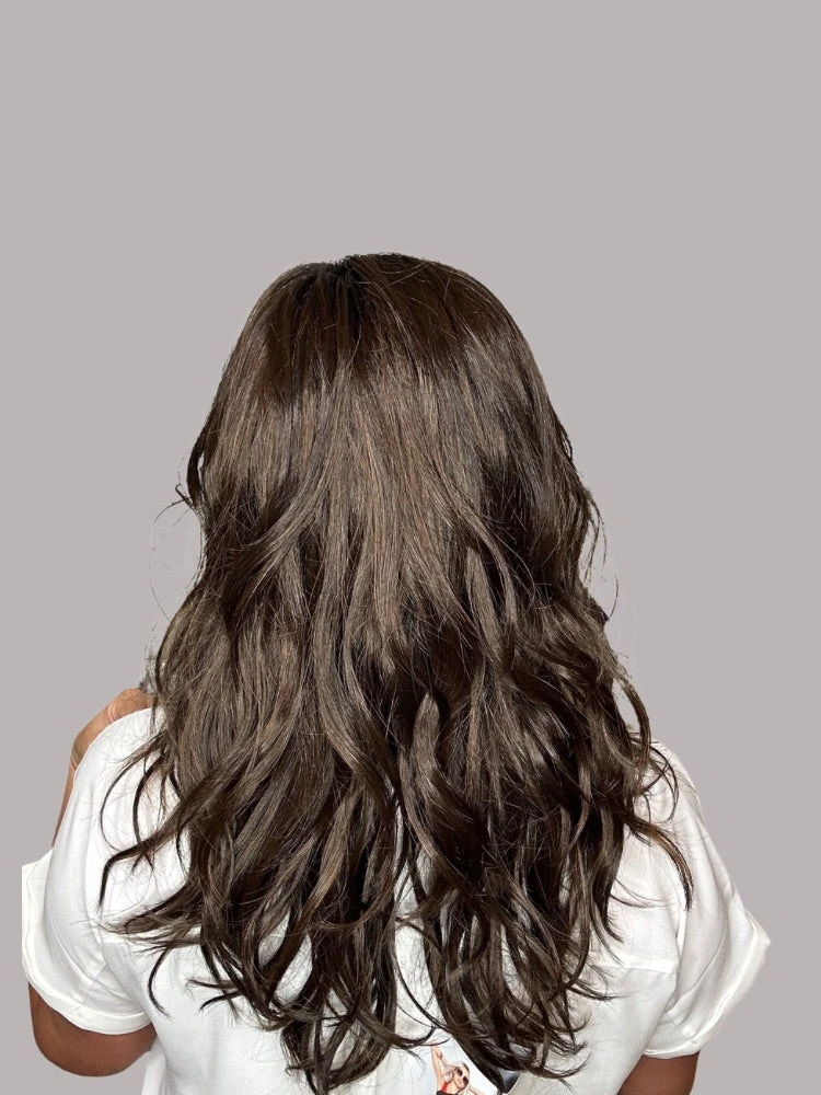 Arrow Wig by Ellen Wille | Mono Part Arrow Wig By Ellen Wille | Mono Part -Best Wig Shop ELLENWILLEARROWChocolateRootedBack