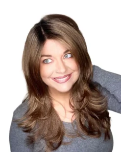 Brooke Wig By Envy | Mono Top | Large Cap 16 Brooke Wig By Envy | Mono Top | Large Cap -Best Wig Shop EnvyBrookeCinnamonToffee1