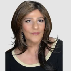 Erica Wig By Envy | Mono Top | Human Hair | Synthetic Blend -Best Wig Shop Envy Erika Amaretto Cream1