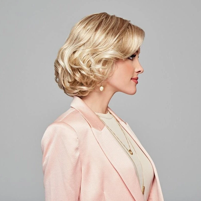 Twirl and Curl Wig by Gabor | Mono Part | Lace Front Twirl And Curl Wig By Gabor | Mono Part | Lace Front -Best Wig Shop GB Ecomm TwirlandCurl Model Side1