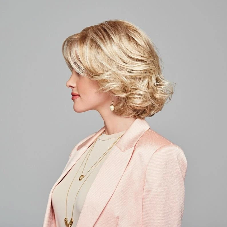 Twirl and Curl Wig by Gabor | Mono Part | Lace Front Twirl And Curl Wig By Gabor | Mono Part | Lace Front -Best Wig Shop GB Ecomm TwirlandCurl Model Side2