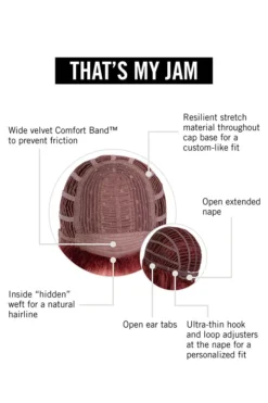 That's My Jam Wig By Hairdo | Heat-Friendly Synthetic -Best Wig Shop HD That sMyJam CapConstruction