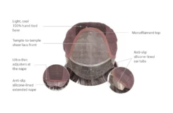 Gallant Men's Wig By HIM | Mono Top 7 Gallant Men's Wig By HIM | Mono Top -Best Wig Shop HIM Gallant CapConstruction