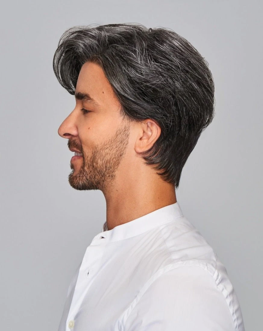 Gallant Men's Wig by HIM | Mono Top Gallant Men's Wig By HIM | Mono Top -Best Wig Shop HIM Gallant Model Side2