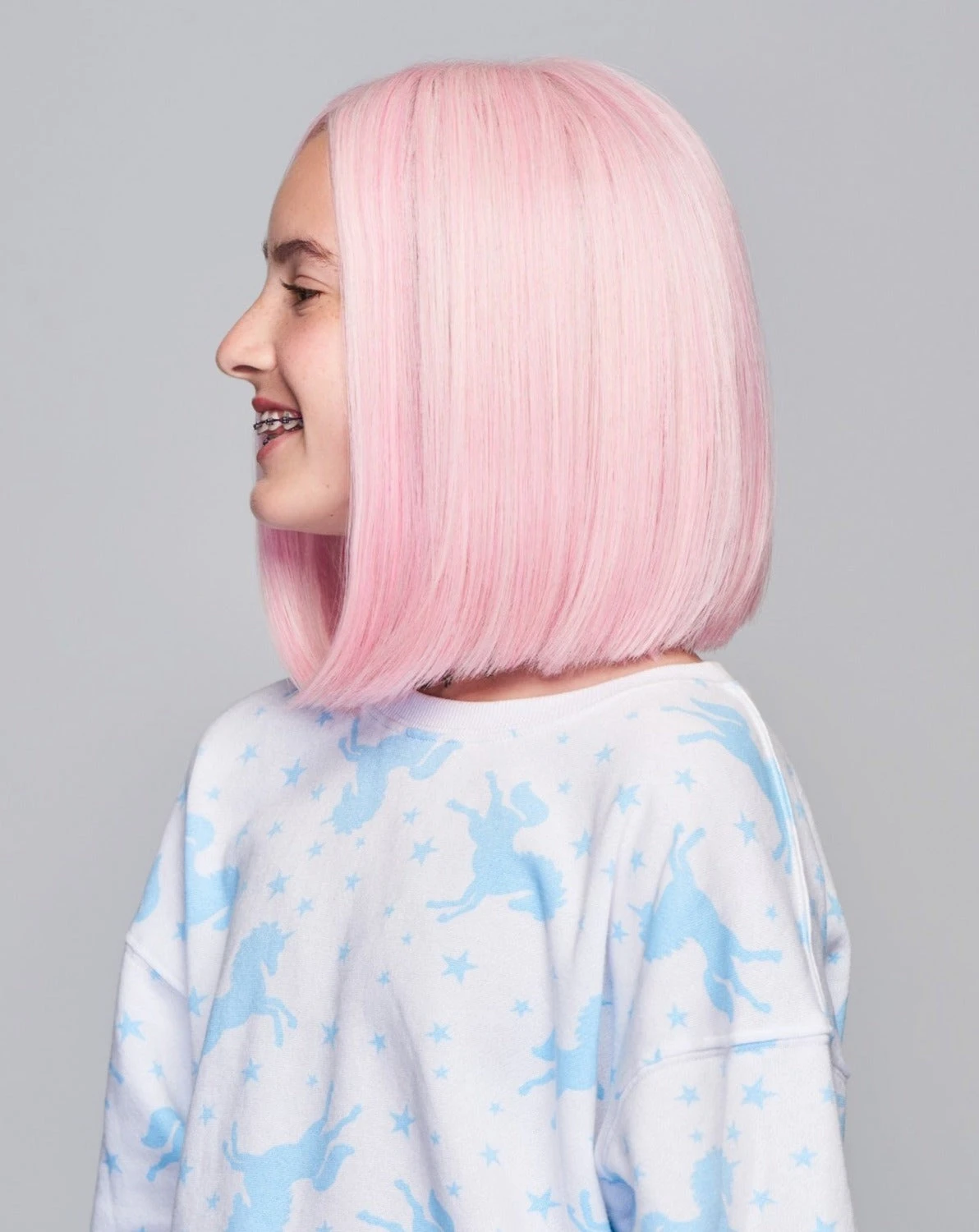 Sweetly Pink Children's Wig by Hairdo Sweetly Pink Children's Wig By Hairdo -Best Wig Shop KIDZ SweetlyPink Model2 Side2