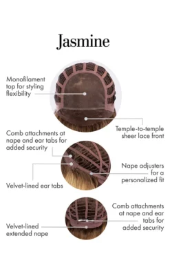 Jasmine Wig By Kim Kimble | Heat-Friendly Synthetic -Best Wig Shop KK Jasmine CapConstruction
