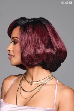 Kiara Wig By Kim Kimble | Heat-Friendly Synthetic -Best Wig Shop KK Kiara Model Side1