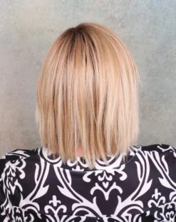 Lia II Wig By Ellen Wille | Mono Part -Best Wig Shop LiaEWSaharaBeigeRback