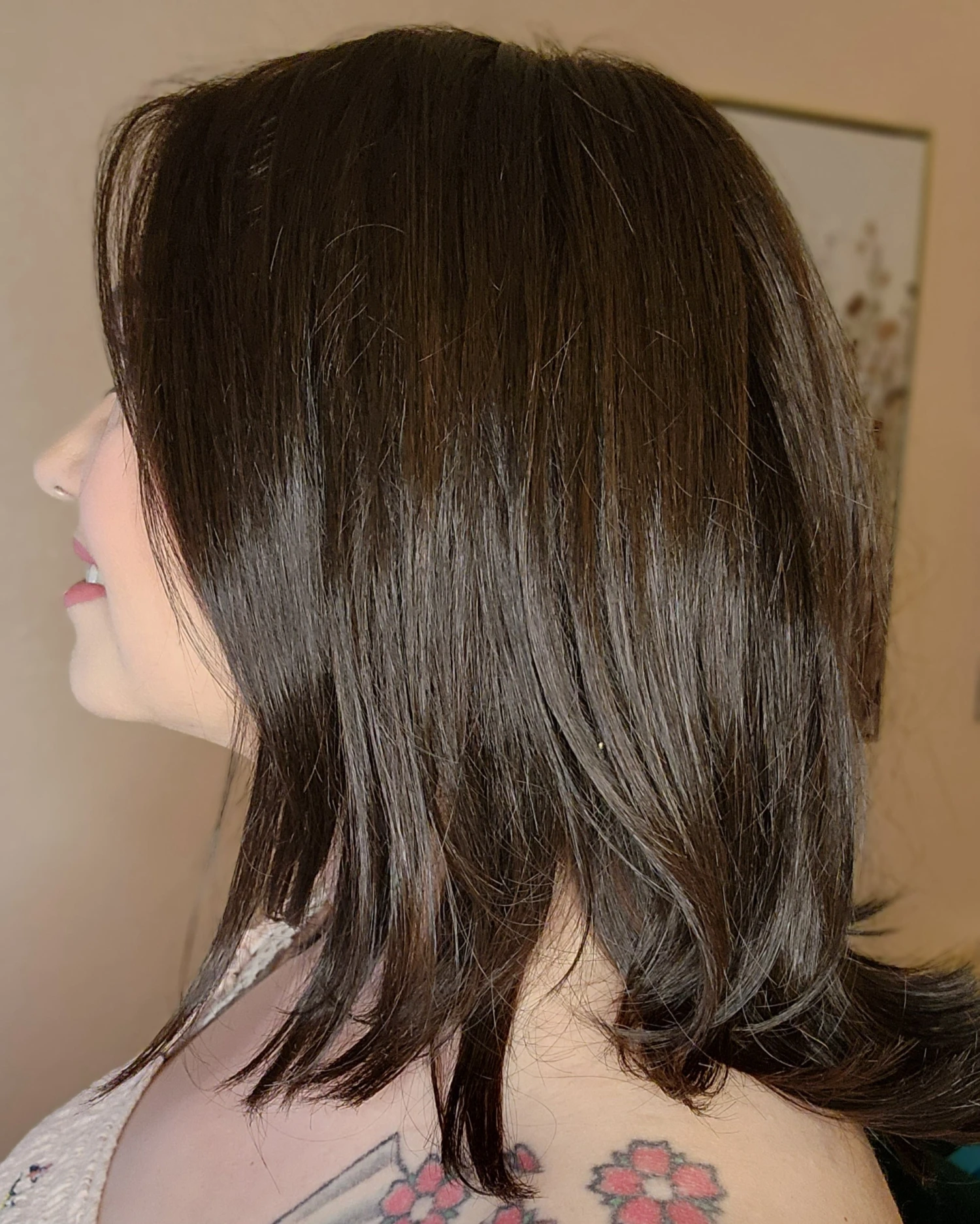 Lisa Wig by Envy | Human Hair/Synthetic Blend Lisa Wig By Envy | Human Hair/Synthetic Blend -Best Wig Shop LisabyEnvyDarkBrownSide