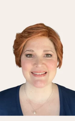 Paula Wig By Envy | Human Hair/Synthetic Blend -Best Wig Shop Paula Envy LighterRed Front