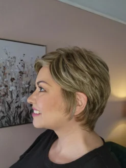 Paula Wig By Envy | Human Hair/Synthetic Blend -Best Wig Shop PaulabyEnvyAlmondBreezeSide scaled