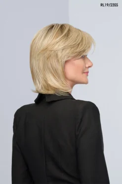 Black Tie Chic Wig By Raquel Welch | Heat-Friendly Synthetic -Best Wig Shop RW BlackTieChic Model1 Side1