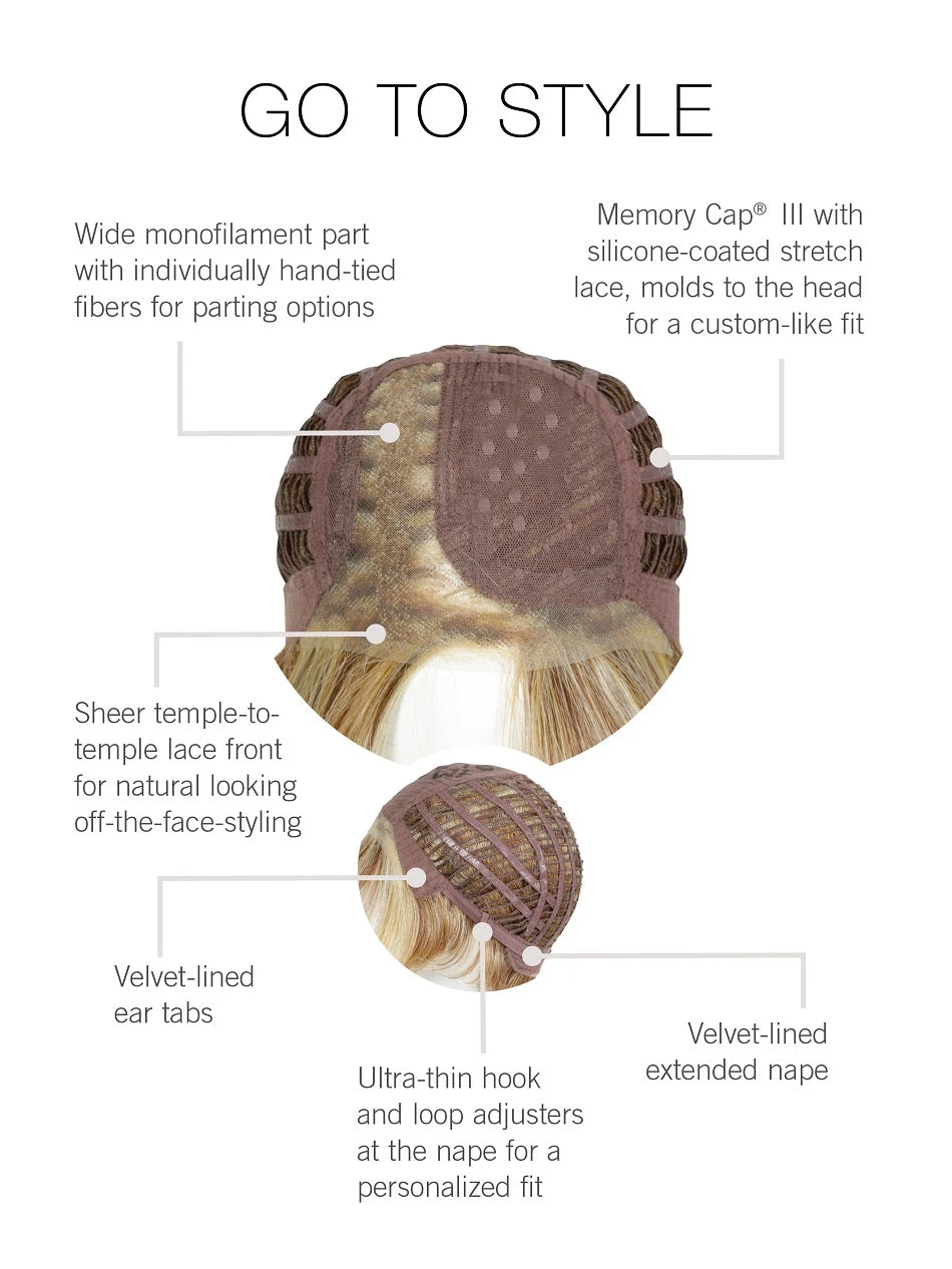 Go to Style by Raquel Welch | Mono Part Go To Style By Raquel Welch | Mono Part -Best Wig Shop RW GoToStyle CapConstruction