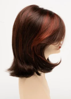 Sam Wig By Envy | Mono Top -Best Wig Shop Sam Chocolate Cherry