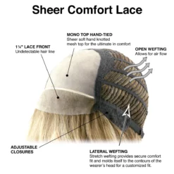 New Wave Wig By TressAllure | Mono Top -Best Wig Shop Sheer Comfort Lace F Base c6bc505c 7016 44b1 a717 b2ae52270e30