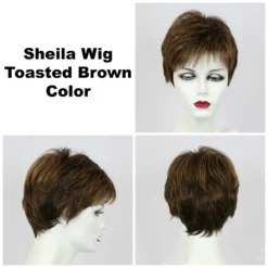 Sheila Petite Wig By Godiva's Secret Wigs -Best Wig Shop Sheila Toasted Brown 54797.1458852682.1280.1280