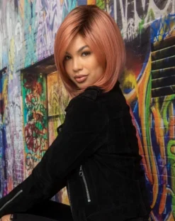 Silky Sleek By Rene Of Paris | Muse Series -Best Wig Shop Silky Sleek Dusty Rose 94389