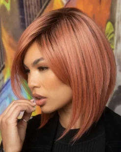 Silky Sleek By Rene Of Paris | Muse Series -Best Wig Shop Silky Sleek Dusty Rose 94502