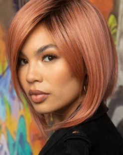 Silky Sleek By Rene Of Paris | Muse Series -Best Wig Shop Silky Sleek Dusty Rose 94505 1
