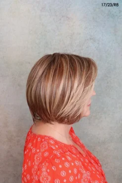 Smooth Cut Bob Wig By TressAllure | Mono Top | Heat-Friendly Synthetic -Best Wig Shop SmoothCutbob1723R8TAsidec