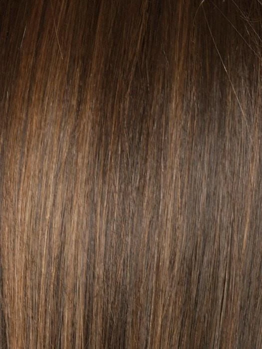 Milan Hair Piece by Noriko | Monofilament Milan Hair Piece By Noriko | Monofilament -Best Wig Shop TOASTED BROWN Dark Brown and Light Brown Blend