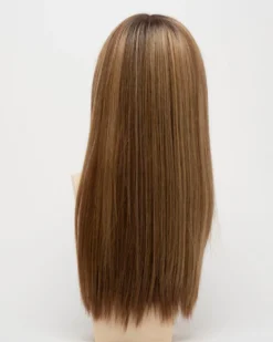 Veronica Wig By Envy | Mono Top | Human Hair | Synthetic Blend -Best Wig Shop VeronicaBack GoldenNutmeg