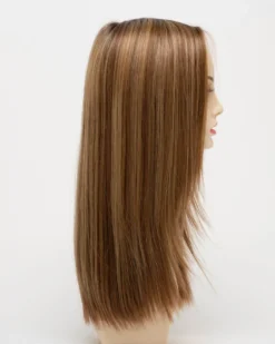 Veronica Wig By Envy | Mono Top | Human Hair | Synthetic Blend -Best Wig Shop VeronicaRightSide GoldenNutmeg