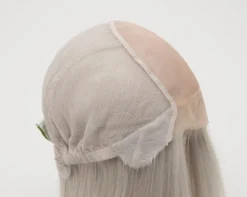 Zoey Wig By Envy | Mono Top | Human Hair | Synthetic Blend -Best Wig Shop ZoeySide LightGrey