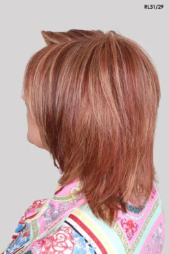 Black Tie Chic Wig By Raquel Welch | Heat-Friendly Synthetic -Best Wig Shop cBlackTieChicFieryCopperside2