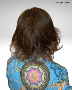 Delight Wig By Ellen Wille | Mono Part -Best Wig Shop cEWDELIGHTNougatTippedBACK