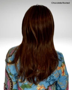 Music Wig By Ellen Wille | Heat-Friendly Synthetic -Best Wig Shop cEWMUSICChocolateRootedback