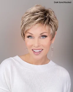 Yoko Wig By Ellen Wille | Heat-Friendly Synthetic -Best Wig Shop cEllenWilleYokoDarkSandRooted