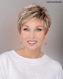 Yoko Wig By Ellen Wille | Heat-Friendly Synthetic -Best Wig Shop cEllenWilleYokoinDarkSandRooted1