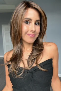 Lauren Wig By BelleTress | Heat-Friendly Synthetic -Best Wig Shop cLaurenBTRichChocolateBrownRFront