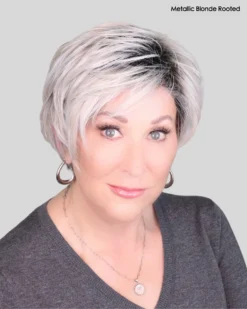 Relax Wig By Ellen Wille | Heat-Friendly Synthetic -Best Wig Shop cRelaxMetallicblonderfront