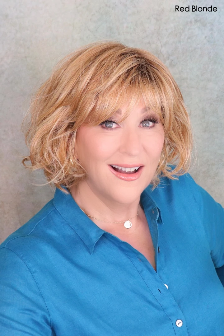 Trendy Wig by Toni Brattin | Heat-Friendly Synthetic | Large Cap Trendy Wig By Toni Brattin | Heat-Friendly Synthetic | Large Cap -Best Wig Shop cTrendyRedBlondeTBfront 1940b136 99c1 40ea b47a f1604cfe0b1f