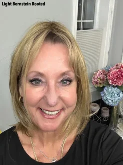 Couture By Ellen Wille | Heat-Friendly Synthetic Topper -Best Wig Shop couturetopperfrontlightbernstienrcopy