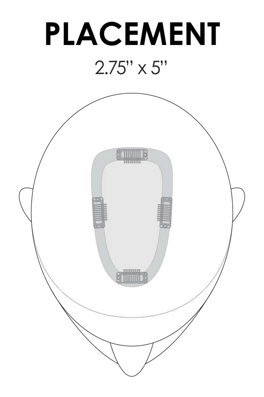 easiPart Topper 12" | Remy Human Hair EasiPart Topper 12" | Remy Human Hair -Best Wig Shop easipart placement 5 54831.1578371704