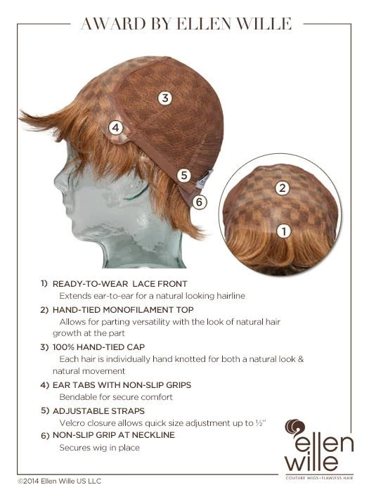 Award Wig by Ellen Wille | Mono Top Award Wig By Ellen Wille | Mono Top -Best Wig Shop ewaward cap